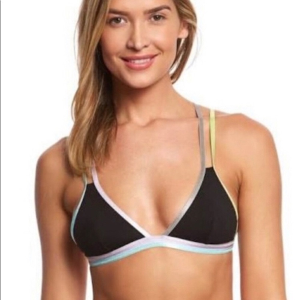Free People Intimately Bralette Black SZ Small